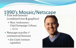 Marc Andreessen and the first ubiquitous graphical browser